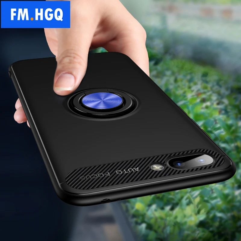 

Ring Holder Case For Huawei Honor 10 Luxury Ultra Thin Car Magnetic Holder Silicone Cover For Huawei Honor 10 Case Funda