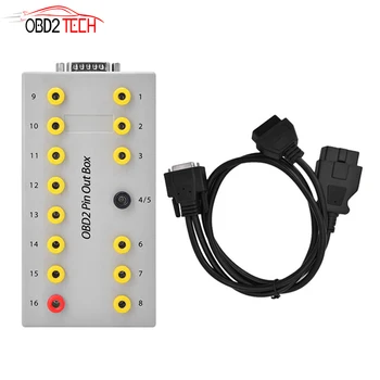 10 шт. в партии OBDII Breakout Box OBD2 Pin Out Box автомобильный Автомобильный разъем Pinout тестер 10 шт. в партии OBDII Breakout Box OBD2 Pin Out Box автомобильный Автомобильный разъем Pinout тестер