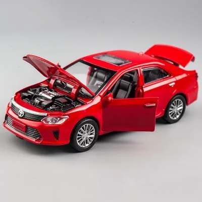 1/32 сплав Camry металлическая модель эвакуатора автомобиля игрушки Миниатюрные откатные звуковые модели игрушечных автомобилей для детей - Цвет: Красный