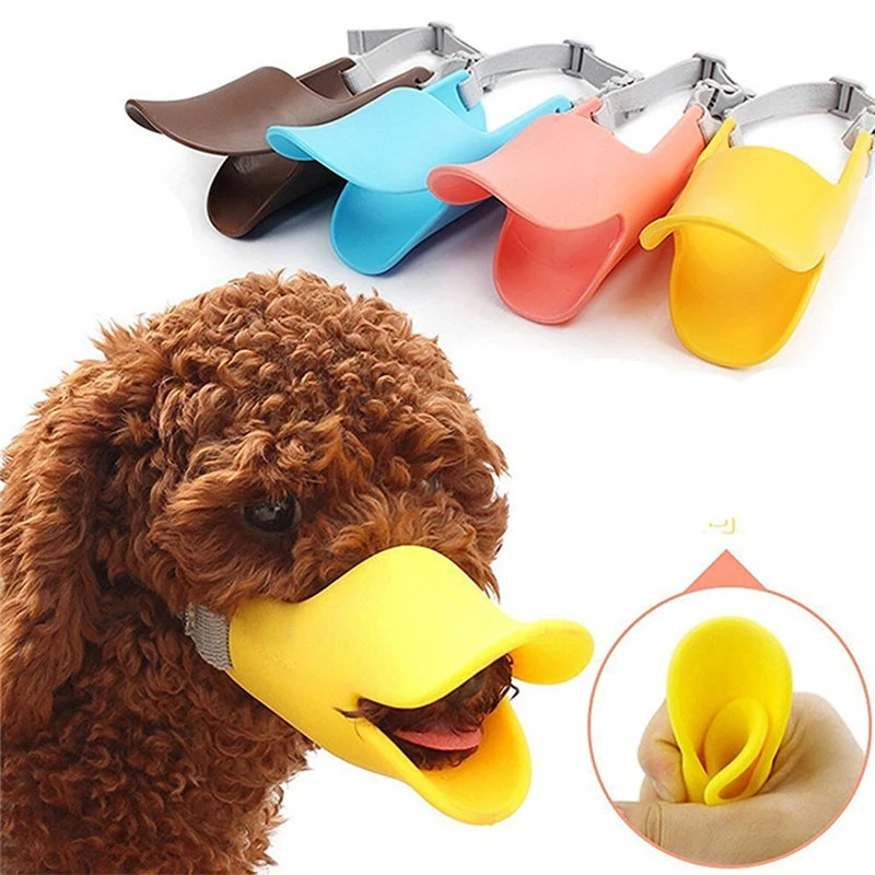 3Pcs Dog Mouth Cover Silicone Dog Muzzles Multicolor Mouth Shape Pets