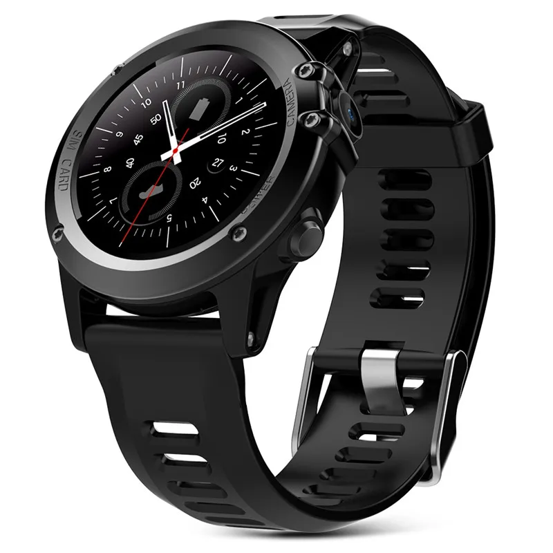 

Microwear H1 3G Smartwatch Phone Android 4.4 MTK6572 Dual Core 1.2GHz 512MB 4GB ROM IP68 Waterproof 2.0MP Camera Pedometer