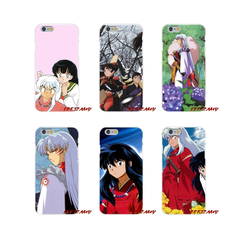 

Cute Anime Inuyasha For iPhone X XR XS MAX 4 4S 5 5S 5C SE 6 6S 7 8 Plus Accessories Phone Shell Covers