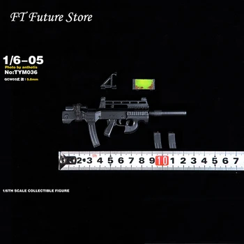 

Collectible tym036 1:6 Scale Weapon Accessories Mini Submachine gun 05 Micro-red Magic Version for 12'' Action Figure