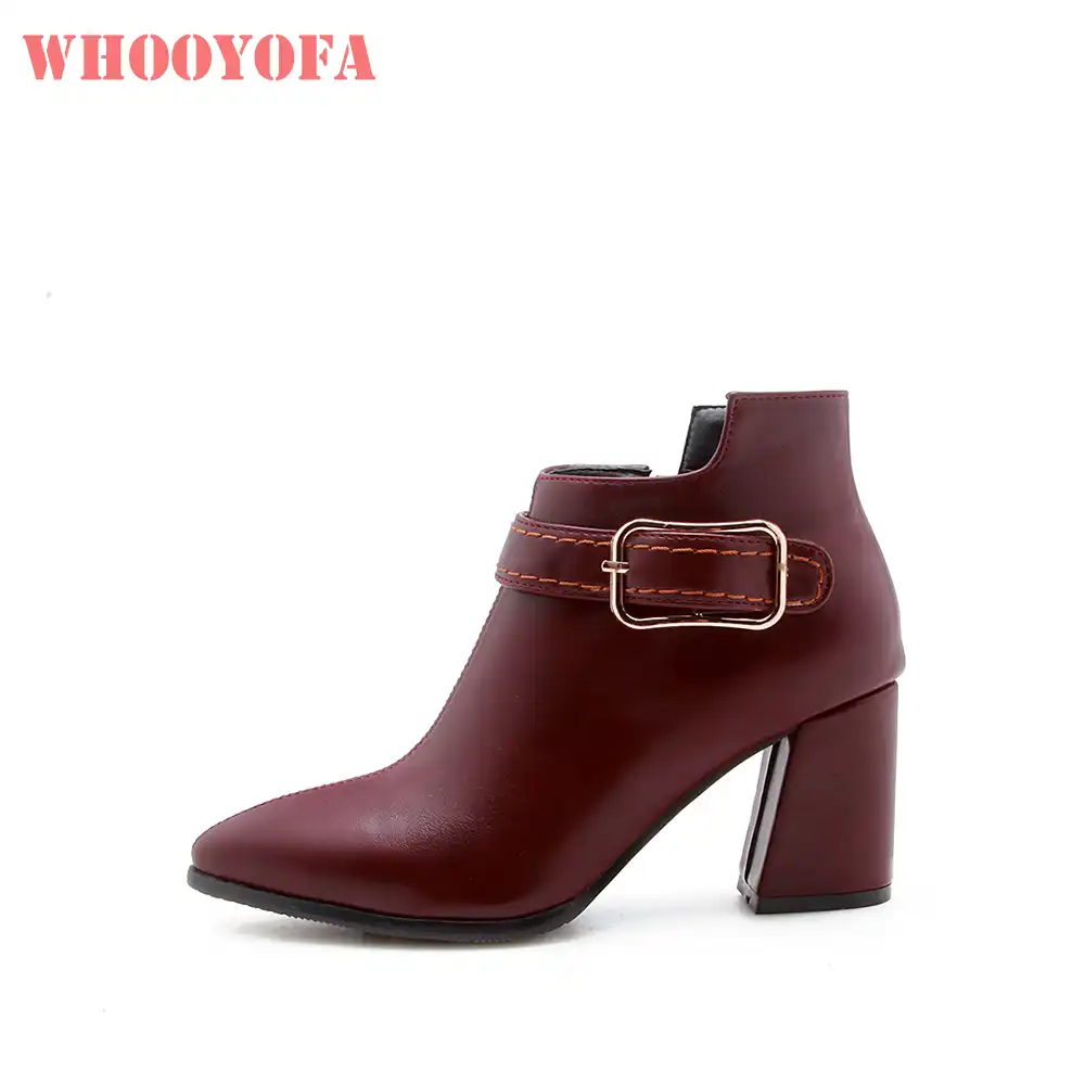 3 inch heel ankle boots
