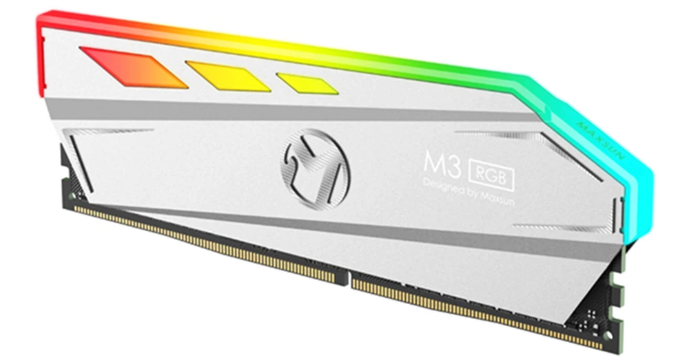 MAXSUN RGB ram DDR4 8 ГБ/16 ГБ настольная память 2400 МГц напряжение памяти 1,2 в пожизненная гарантия 288pin Flash светильник Одиночная ram s