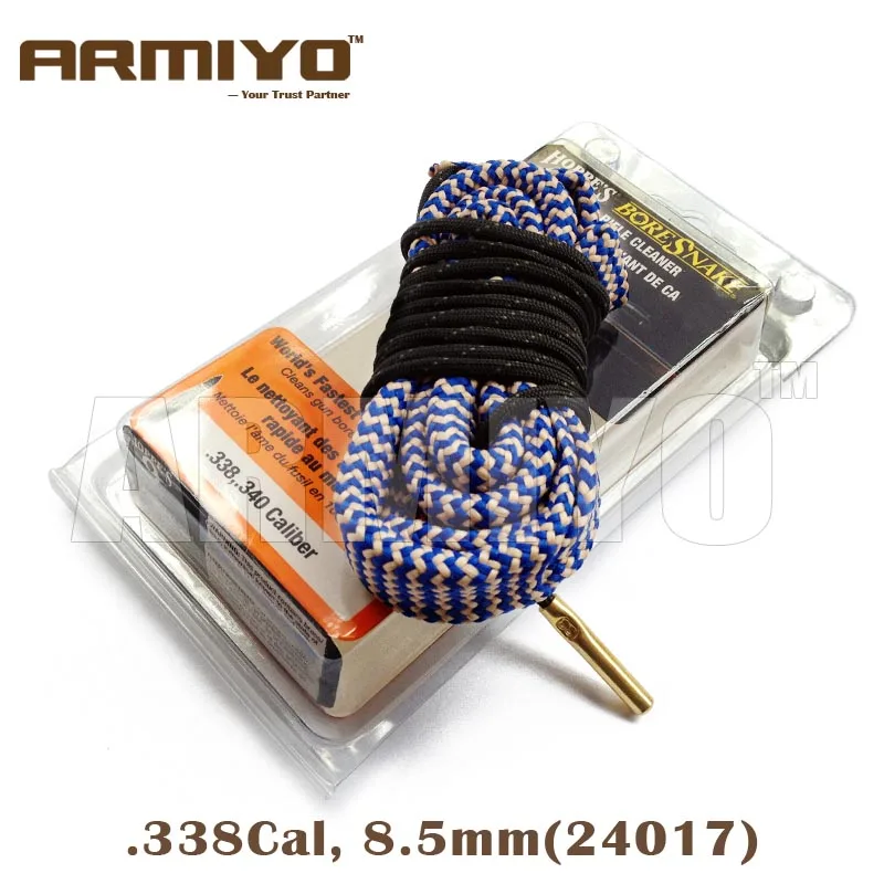 

Armiyo Bore Snake .338 .340 Cal 8.5mm Gun Barrel Cleaner Bore Cleaning Sling 24017 Hunting Shooting Accessories