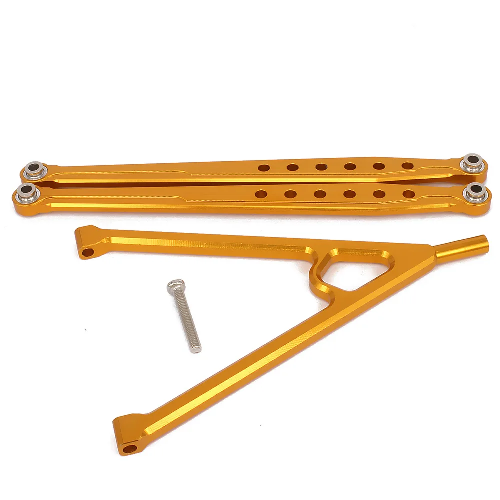 1Set RCAWD Aluminum Front Suspension Link Rod + Chassis Linkage Y Link