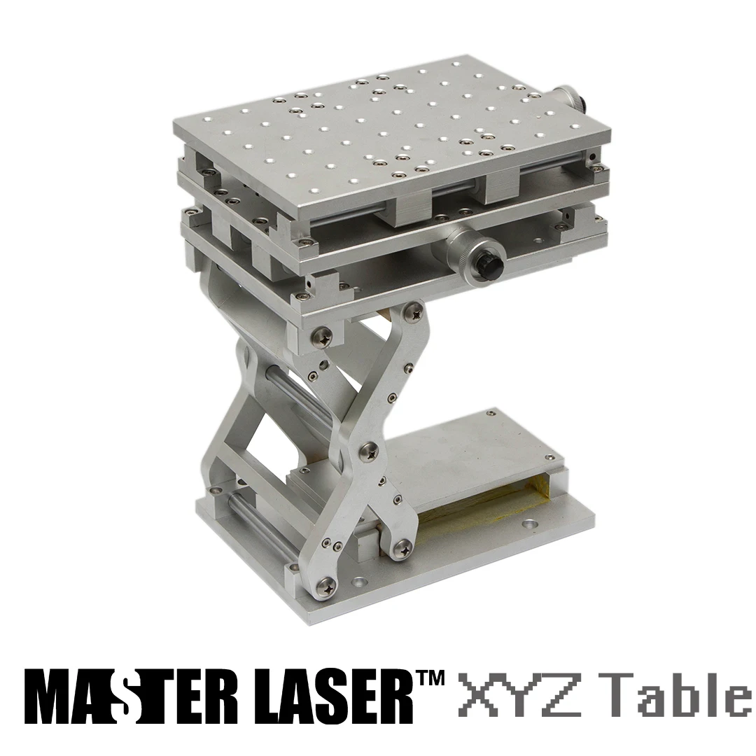 

Laser Marking Engraving Machine 3 Axis Moving Table 210*150mm Working Size Portable Cabinet Case XYZ AXIS Table