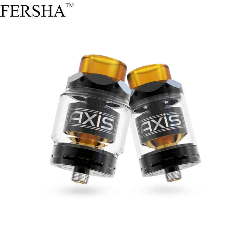 FERSHA AXIS RTA 2.5ml / 4ml 24 diameter top filling Bottom Airflow Adjustable electronic cigarette atomizer tank FERSHA AXIS RTA 2.5ml / 4ml 24 diameter top filling Bottom Airflow Adjustable electronic cigarette atomizer tank