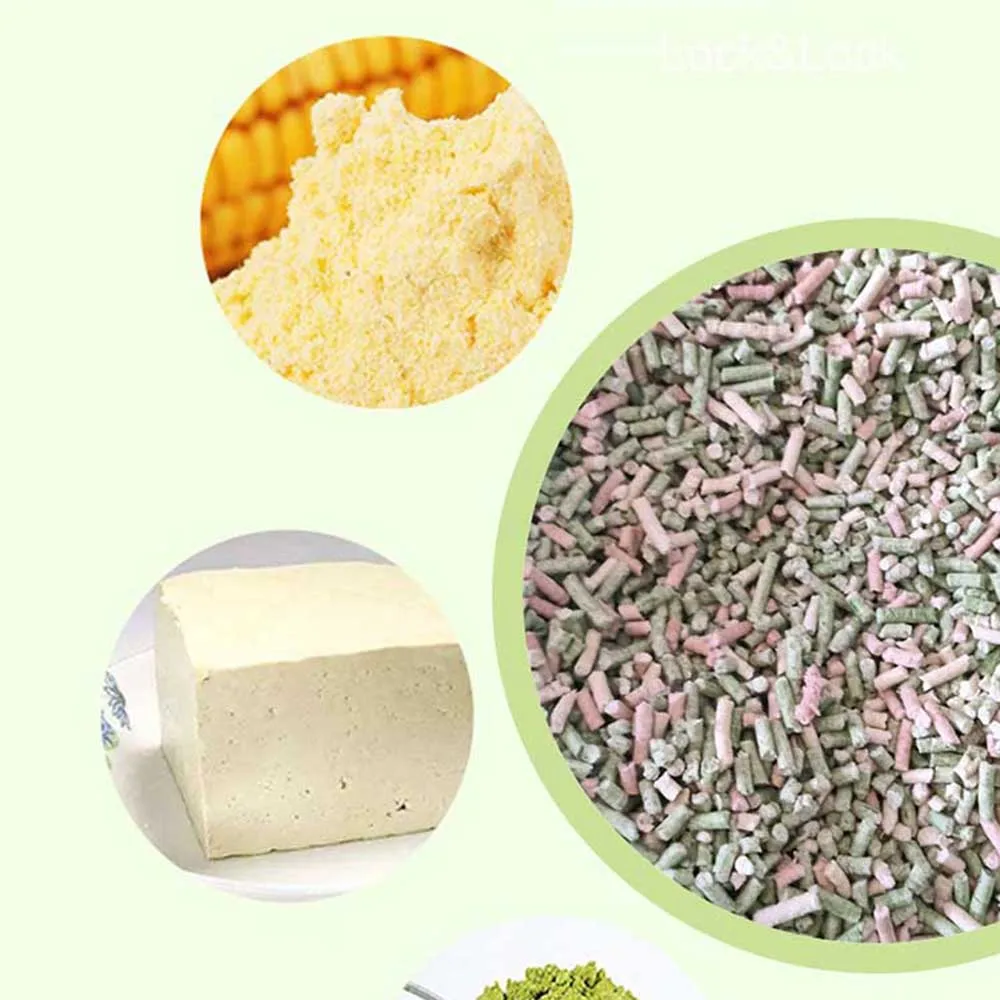 

Cat litter flavor high efficiency Green tea group dust free water absorption deodorant cat house Tofu Cat litter