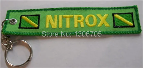 Дайвинг Diver брелок баннер брелок зеленый Nitrox