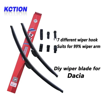 

Car Windshield Wiper Blade For Dacia Duster,Dokker,Logan,Sandero,Lodgy,brush,Bracketless,Natural rubber, Car Accessories