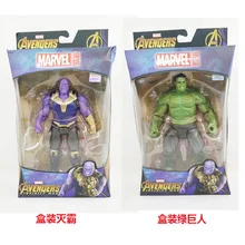 Marvel Avengers Infinity War Hulk Action Figure PVC Hulk Thanos Figurine Collectible Model Toy 18cm thanos vs hulk