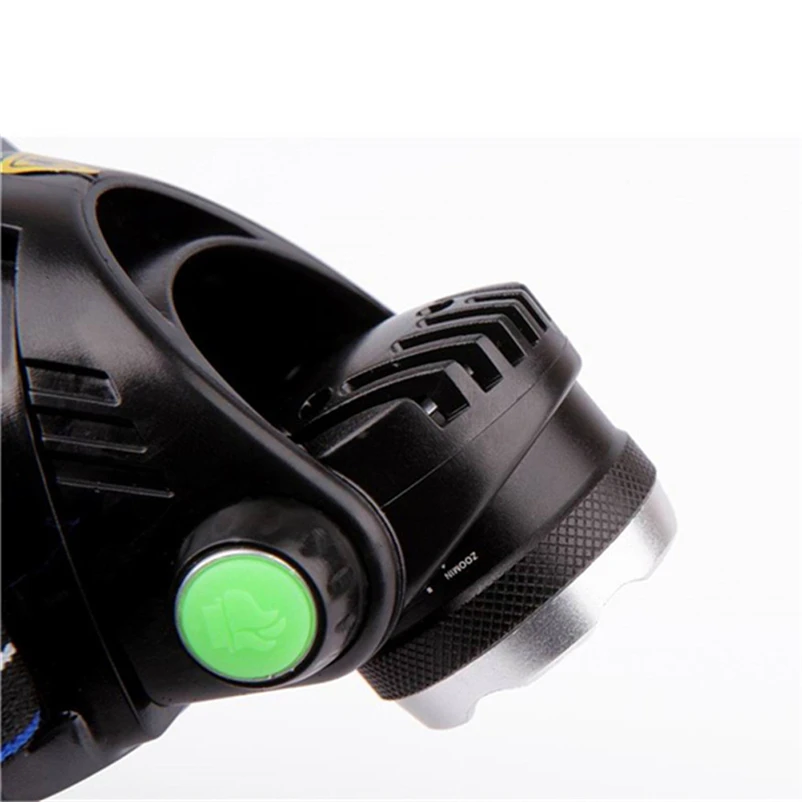 Mini 3Pcs LED Flashlight outdoors Headlight Headlamp Torch Lanterna with Headband by 18650 Battery for Bicycle Light #FS#4MY11 (7)