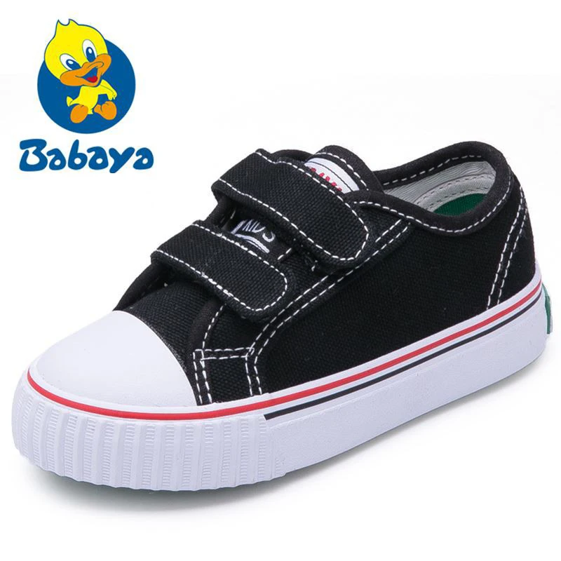 2018 Kids Canvas Shoes Classic Solid Children Shoes Casual Canvas Kids Sneakers Rubber Boys
