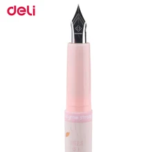 Deli Cute Candy Fountain pen writing stationery blue ink pen Fashion school & business supplies gifts for kid writing tools deli 2018 metal fountain pen school