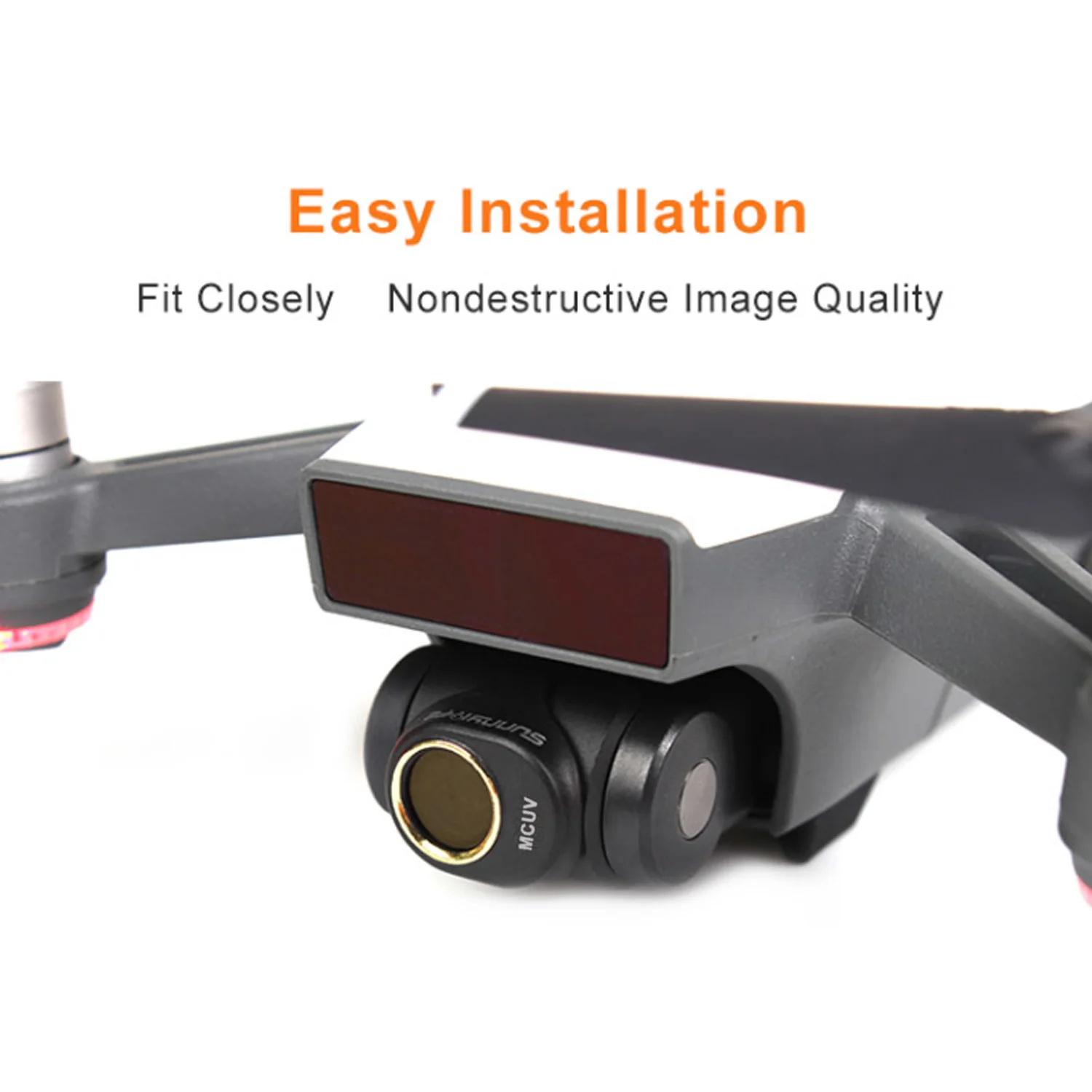 SUNNYLIFE многослойное покрытие MCUV фильтр для объектива DJI Spark HD прозрачная камера