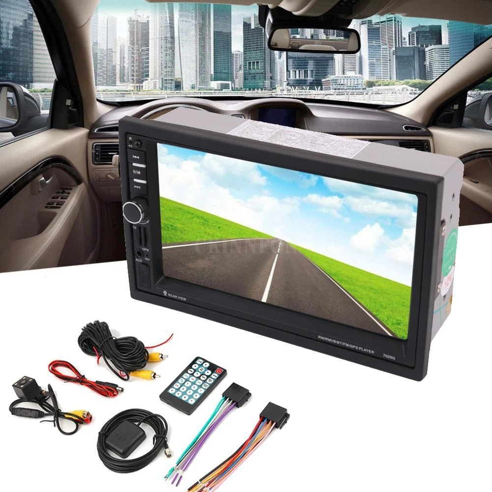 Автомагнитола 2 Din 5 шт./лот 7020 ГГц 7 дюймов mp5-плеер Bluetooth звонки GPS-навигация