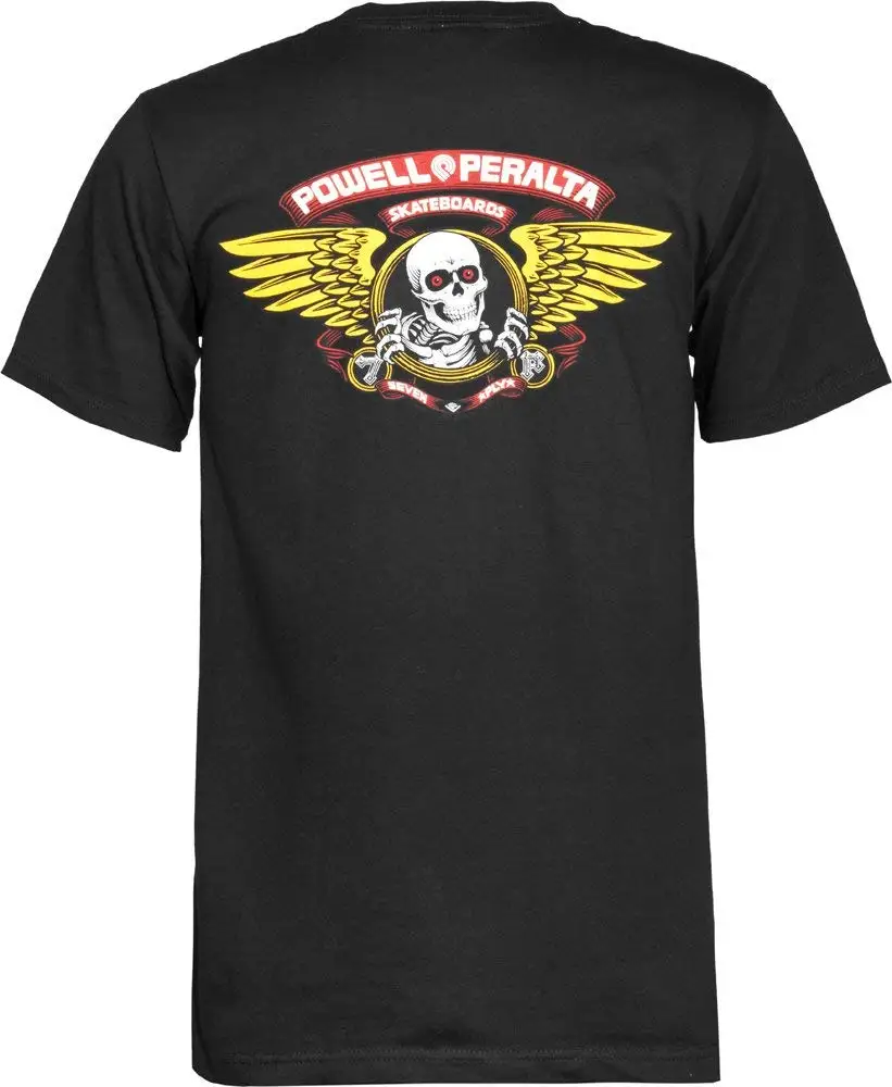 

Winged Ripper T-Shirt T shirt Men Black Short Sleeve Cotton Hip Hop T-Shirt Print Tee Shirts New 2018 Funny