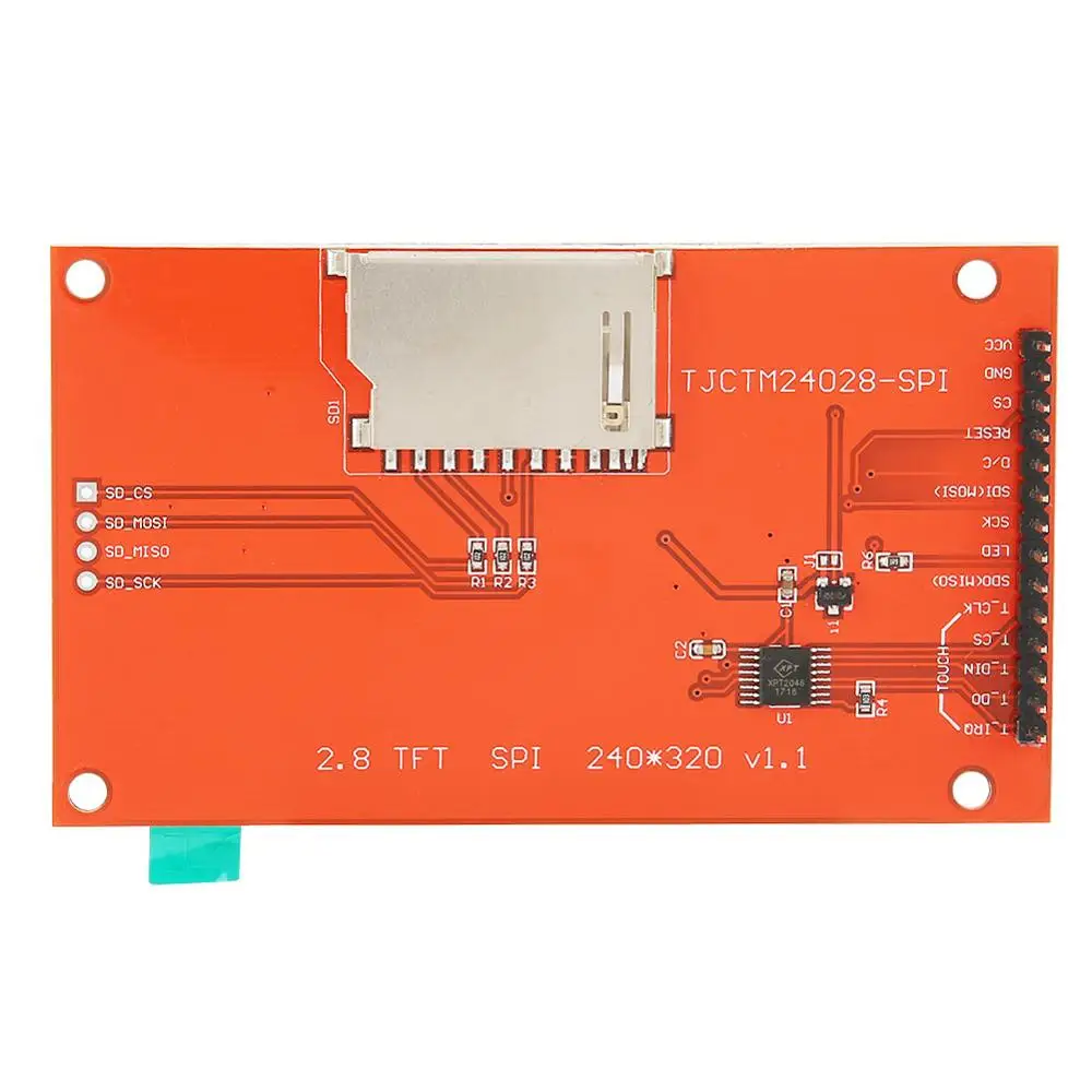 

2.8 inch Display Module LCD Display 240x320 SPI TFT LCD Serial Port Module With PCB ILI9341 5V/3.3V Electricity Generation