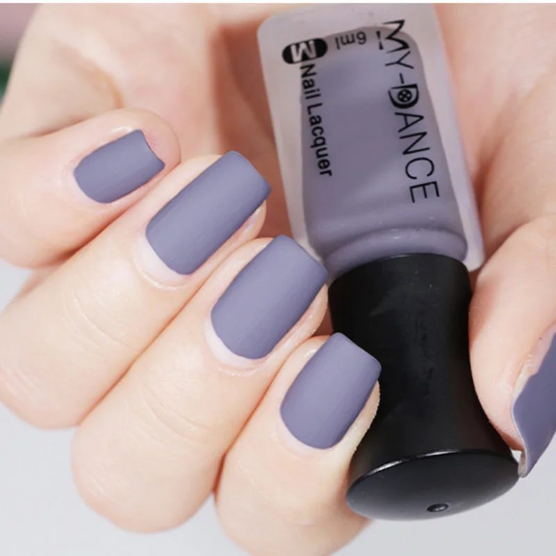 

2018 Women Matte Nail Polish DIY Art Long Lasting Satin Manicure Non-toxic Fashion Makeup