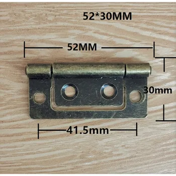 

Vintage Bronze Cabinet Door Luggage Iron Hinge,4 Holes Decor,Furniture Decoration,Antique Old Style,35*70mm,20Pcs