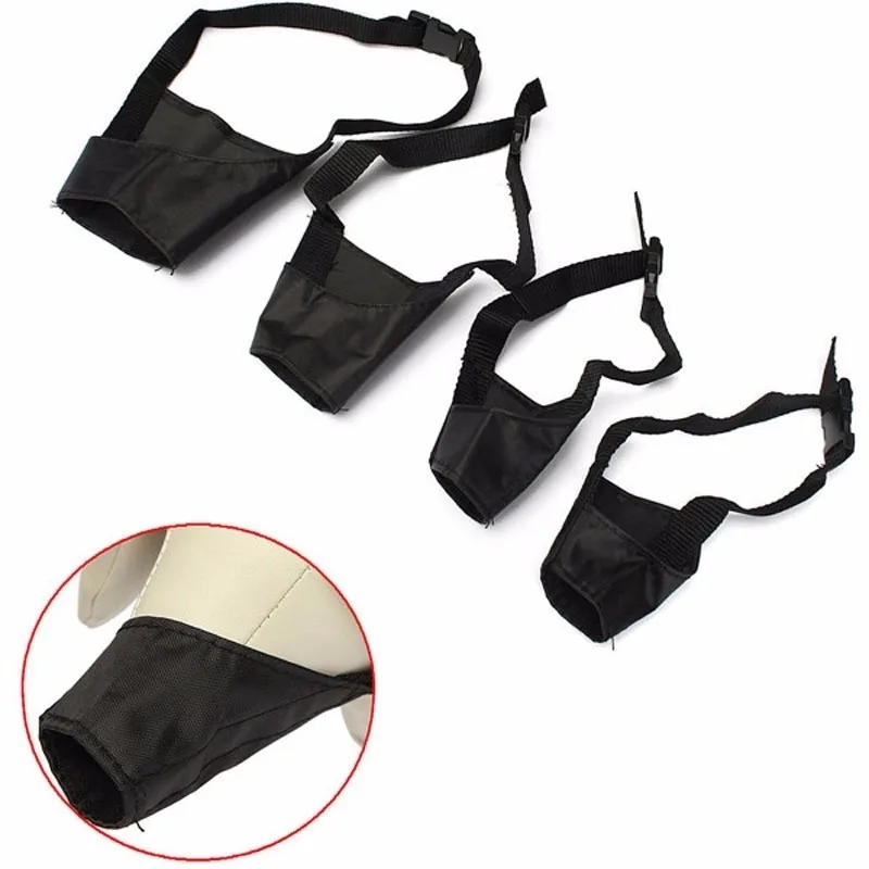 4 Size Adjustable Dog Mask Anti Bark Bite Mesh Nylon Material Breathable Soft Mouth Muzzle Grooming Chew Stop Puppy Dog Outdoor Pet Supplies (4)