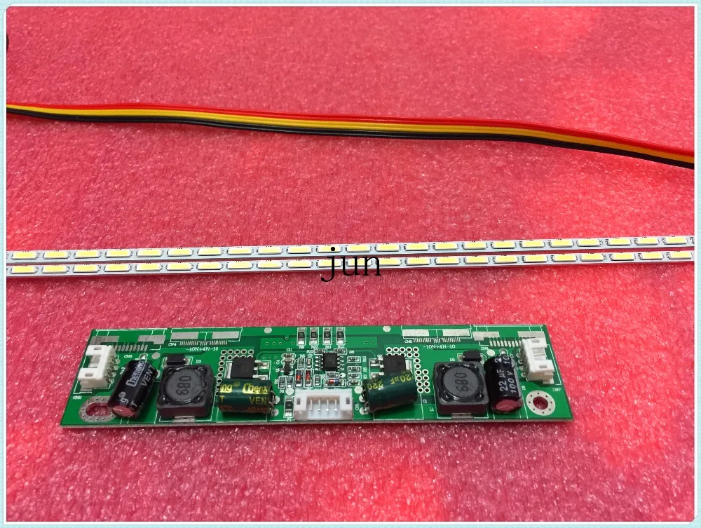 2 комплекта/48 дюймов LED Алюминий пластина полосы Подсветка Лампы для мотоциклов обновление комплект для ЖК-дисплей Мониторы ТВ Панель 2