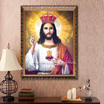 

Jesus Christ Jesus Canvas Posters and Prints Wall Art Pictures for living room Home Decor cuadros decoracion Oil painting 7