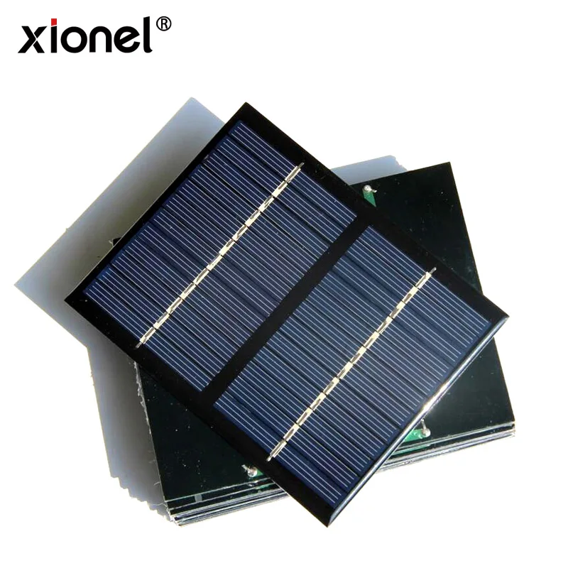 1x DIY Panel Solar Placa de Polisilicio 1.5w 12v