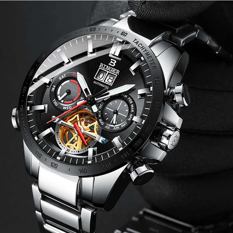 

Top Brand Luxury Tourbillon Men Watch Men Fashion Business Luminous Wristwatch Male Clock Automatic Mechanical Watch Relojes