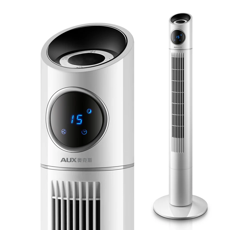 Multifunction Tower Ventilator Home Vertical Landing Silent Bladeless