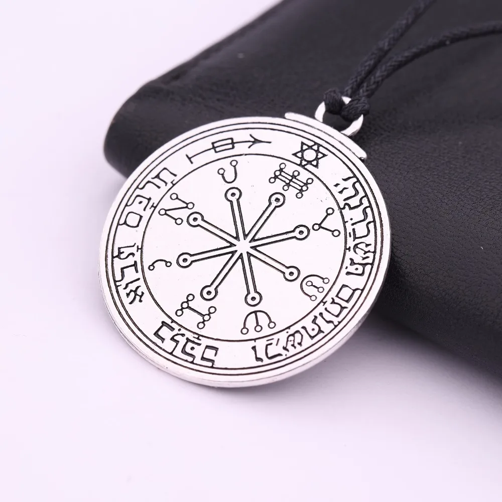 Teamer Excelsior Pentacle of Mars ожерелье талисман религиозная звезда круглая подвеска и Wicca