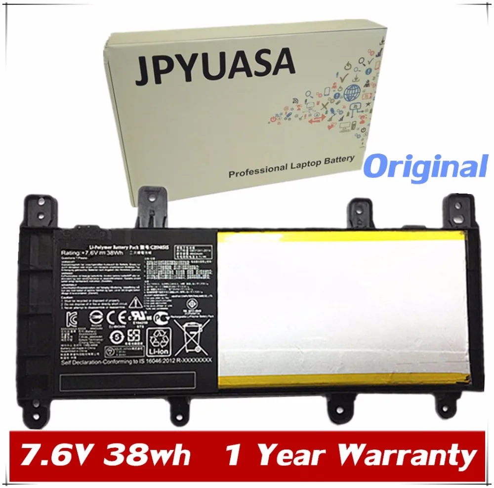 JPYUASA 7.6V 38wh Original C21N1515 Laptop Battery For ASUS X756UJ ...