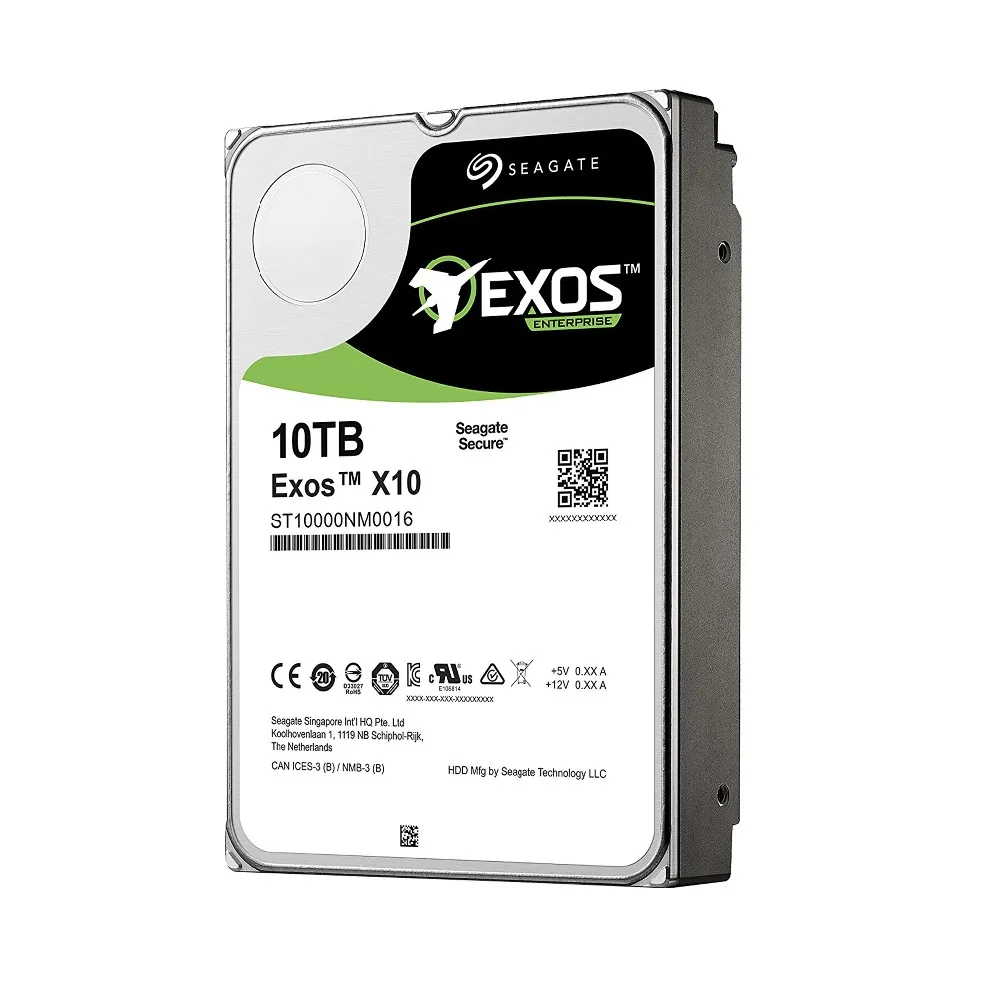  Capacidad empresarial de Seagate 35 HDD 10TB (Helium) 7200RPM SATA 6 Gb/s 256 MB caché interno unid