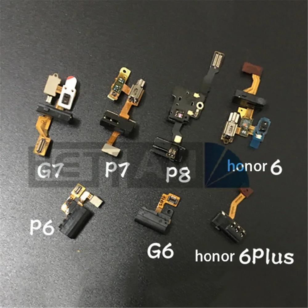 Оригинальный разъем для наушников гибкий кабель лента Huawei P9 G7 P7 P8 P6 G6 honor 6 6plus
