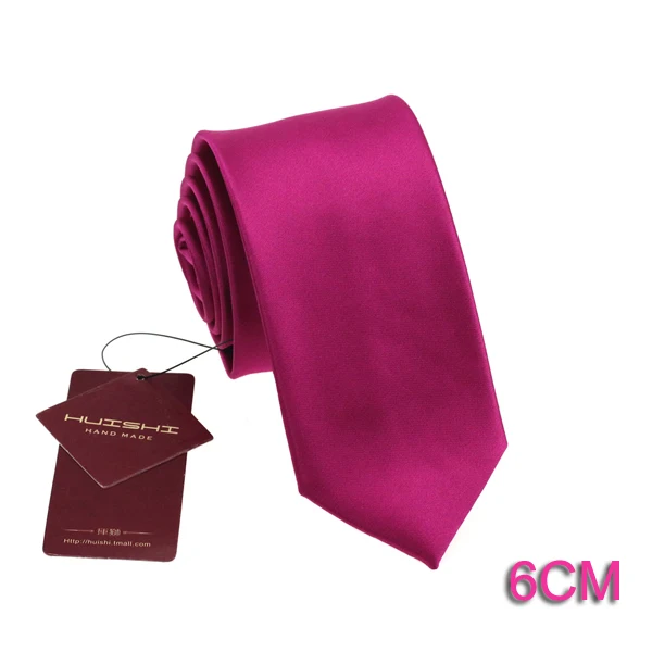 HUISHI мужские классические однотонные простые галстуки на шею 18 цветов водонепроницаемые 8 см и 6 см аксессуары для взрослых повседневная одежда галстук подарок на свадьбу - Цвет: TP-43