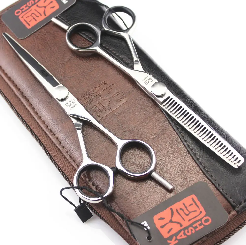 

KASHO 5.5 Inch 6 Inch Professional Hairdressing Scissors Hair Cutting Tool Barber Shears Thinning Salon Scissors For Hairdresser