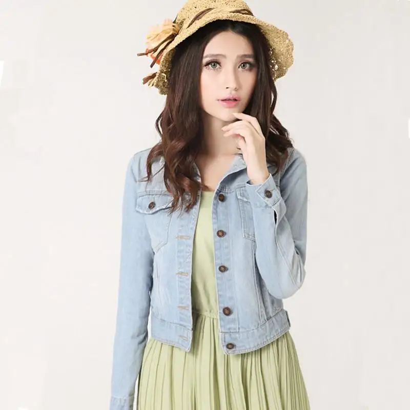 New Spring Summer 2016 Plus Size Vintage Cropped Denim