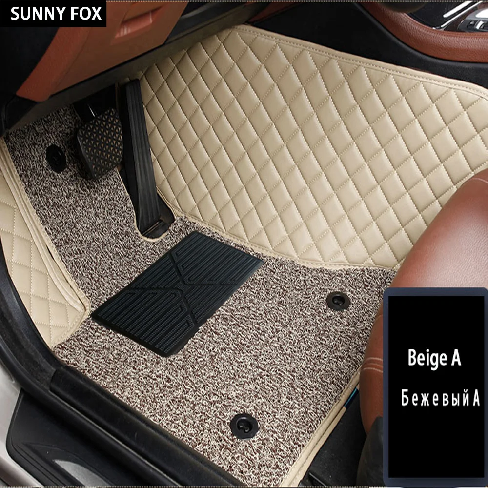 Car floor mats for Toyota Highlander Camry Prado RAV4 Corolla Yaris 5D