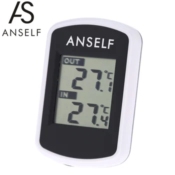 

Anself LCD Digital Indoor Outdoor Thermometer Temperature Measurement Ambient Weather Tester