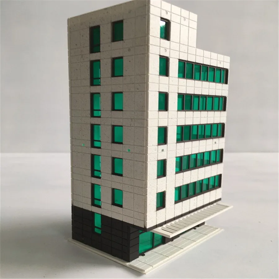 

2pcs/lot architecture model n scale building for n train layout