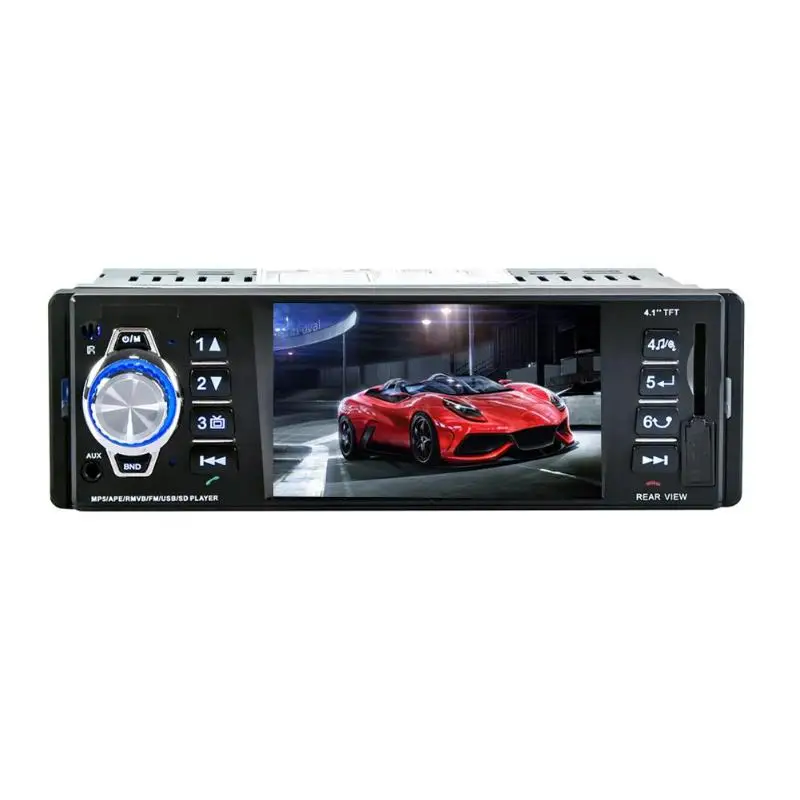 

12V 4.1in LCD Screen Bluetooth Car MP5 MP3 Player FM Radio USB Charger AUX