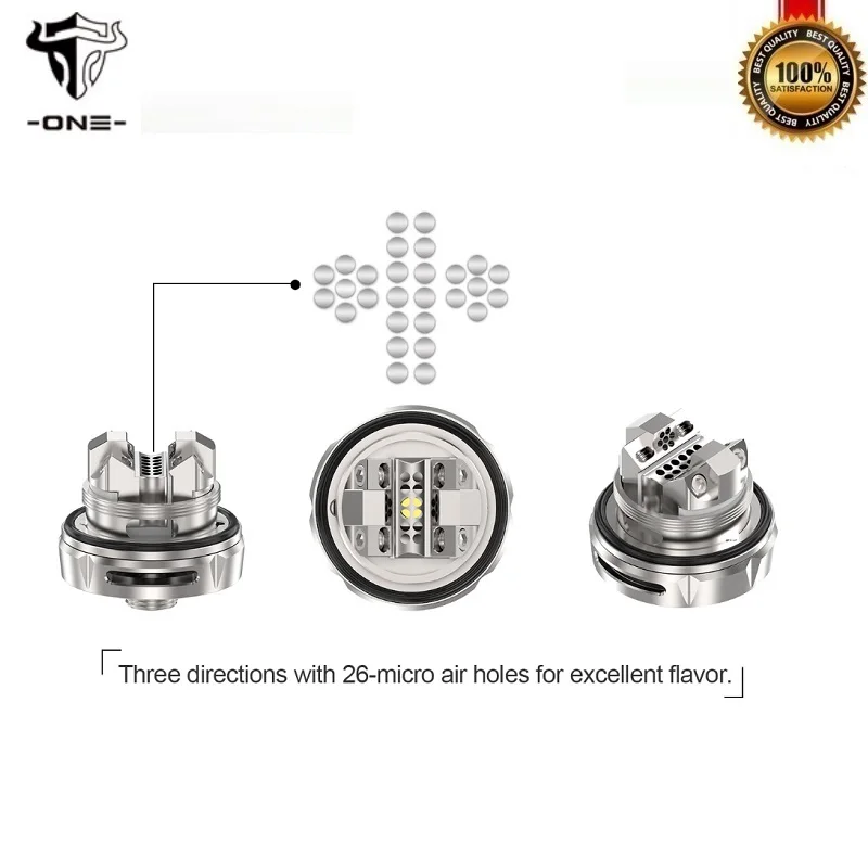 Оригинальный ThunderHead Creations Tauren One RTA Vape Tank 24 мм 2 мл/4 5 мл распылитель с одной катушкой