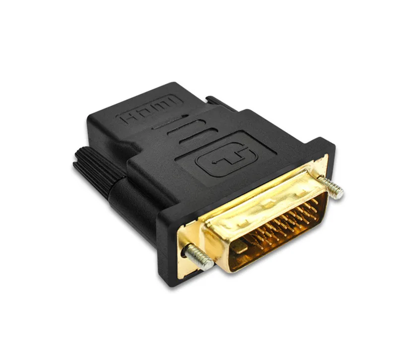 DVI 24+ 1 к HDMI адаптер Кабели 24 К позолоченный штекер к женскому HDMI дви кабель конвертер 1080P для HDTV проектор монитор