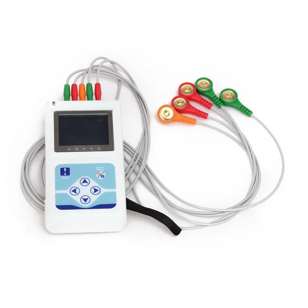 

New Arrival 24 hours 3 Channel 12-lead ECG/EKG Holter Monitor System TLC9803,CONTEC MACHINE