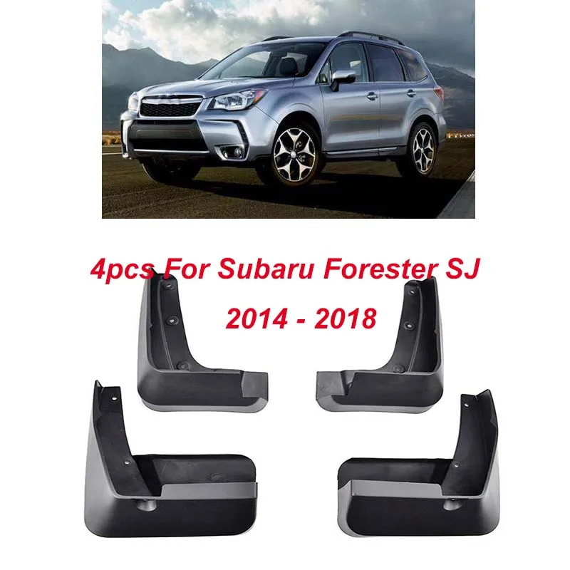 

Car Front Rear Mudguards Mud Flaps Unique For Subaru Forester SJ 2014 - 2018 Auto Mudflaps Splash Guards Mud Flap for Fender