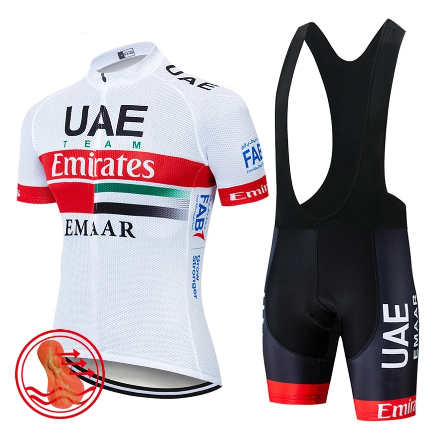 

2019 Team UAE Cycling Jerseys Bike Wear clothes Quick-Dry Clothing Ropa Ciclismo uniformes Maillot Sport Wear