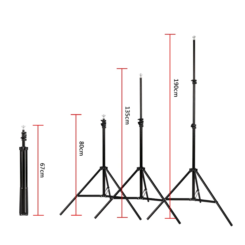  Adjustable 2mx3m/6.5ftx9.8ft Background Support Stand Pro Photo Backdrop Crossbar Kit Studio