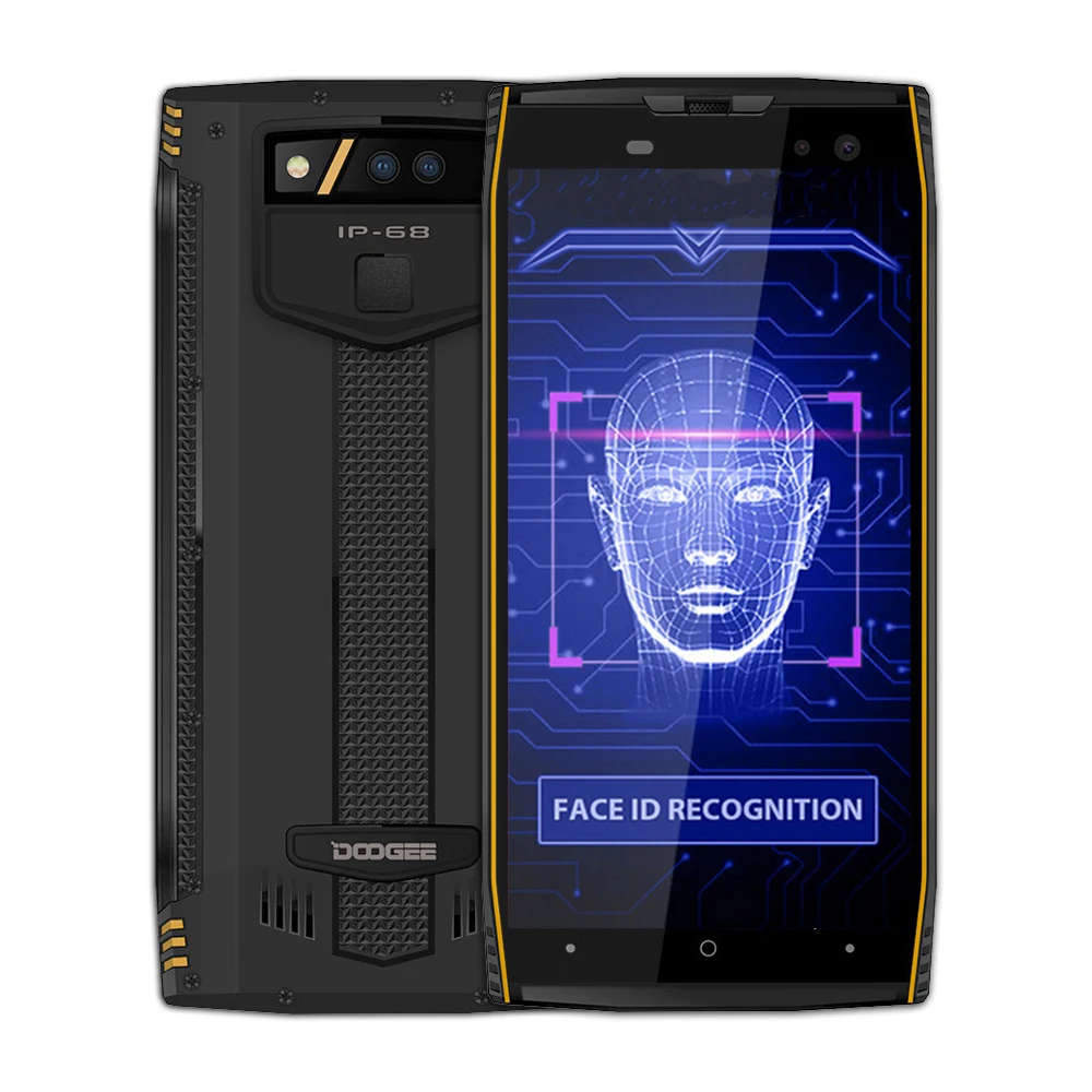 Промо DOOGEE S50 IP68 Водонепроницаемый face id 128 ГБ смартфон 5 7 'ཎ:9 Octa Core android 1 5180 мАч 4